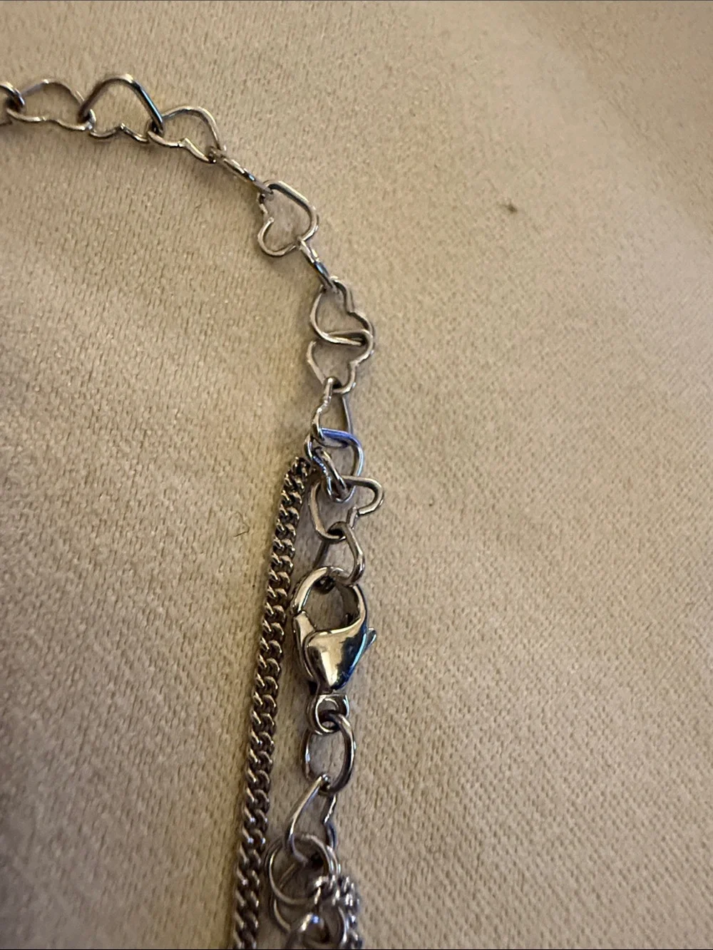 James Avery Light Connected Hearts Charm Bracelet preloved